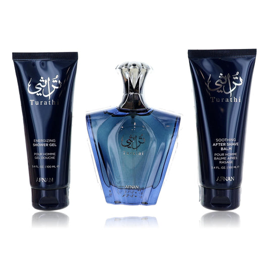 Turathi Blue by Afnan, 3 Piece Set for Men